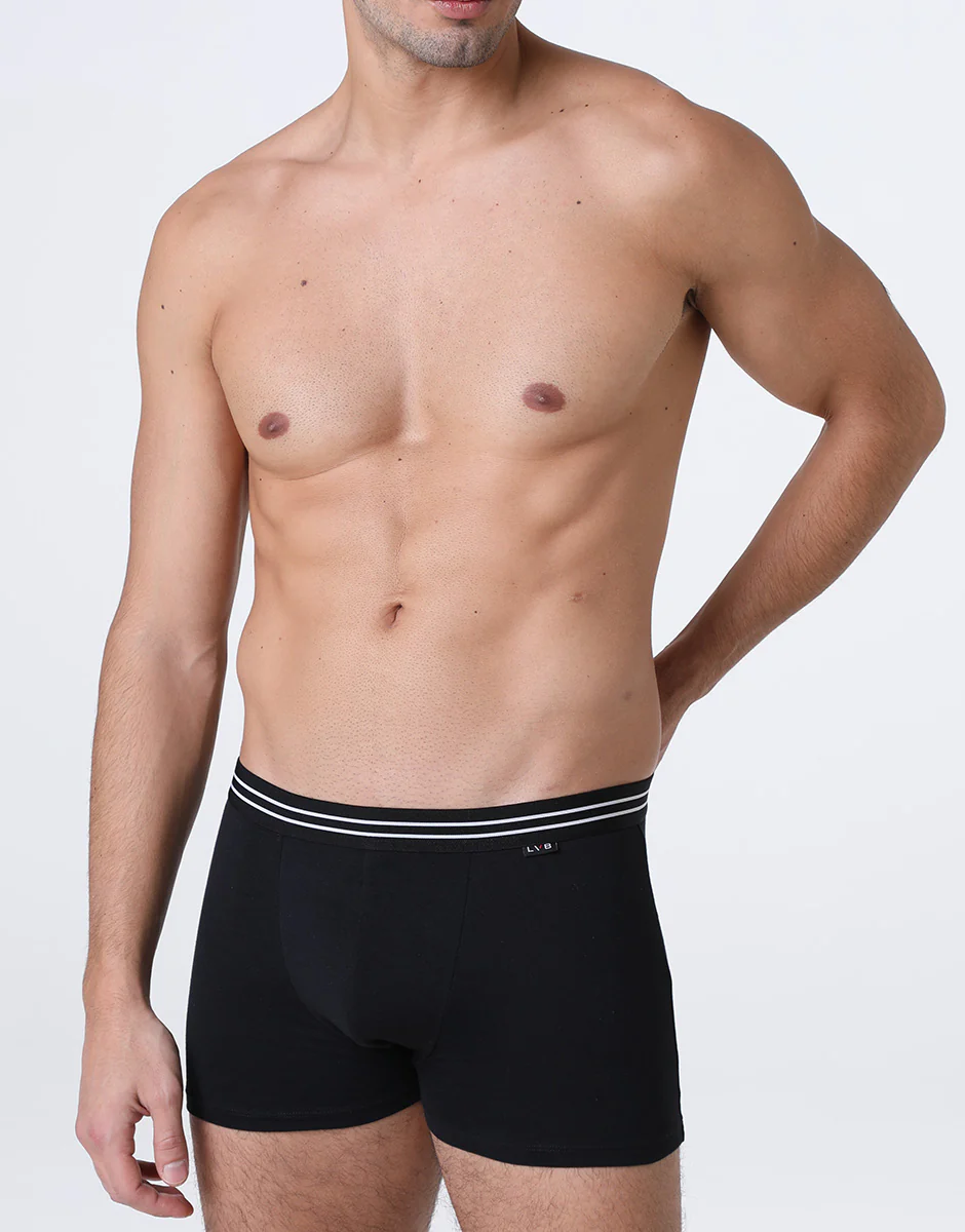 Bipack Boxer Basic Multipack in Stretch Cotton, nero - Image 3