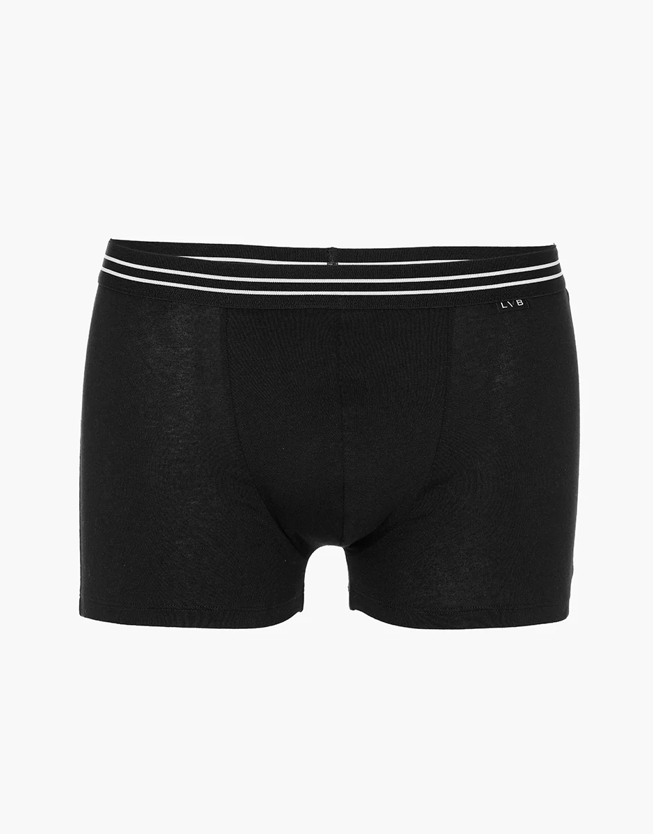 Bipack Boxer Basic Multipack in Stretch Cotton, nero - Image 4