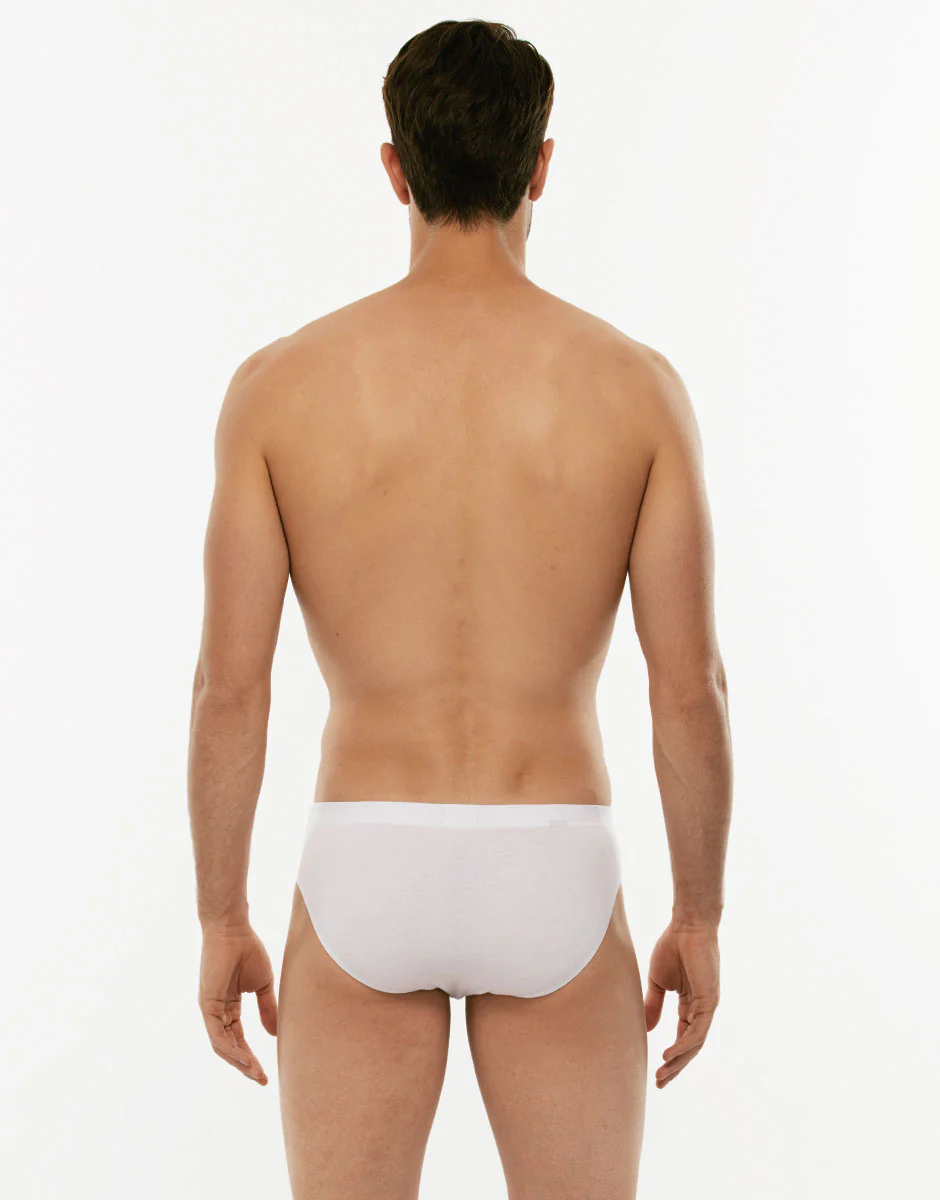 Bipack Slip 100% Pure Cotton bianco in cotone - Image 2
