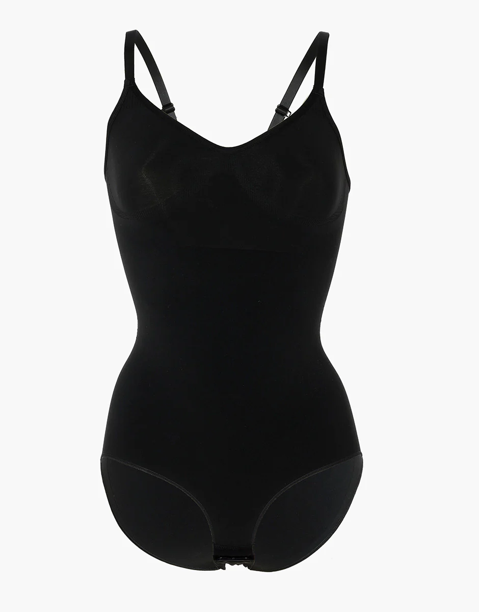 Body Senza Ferretto modellante Silhouette Shaping in microfibra, nero - Image 4