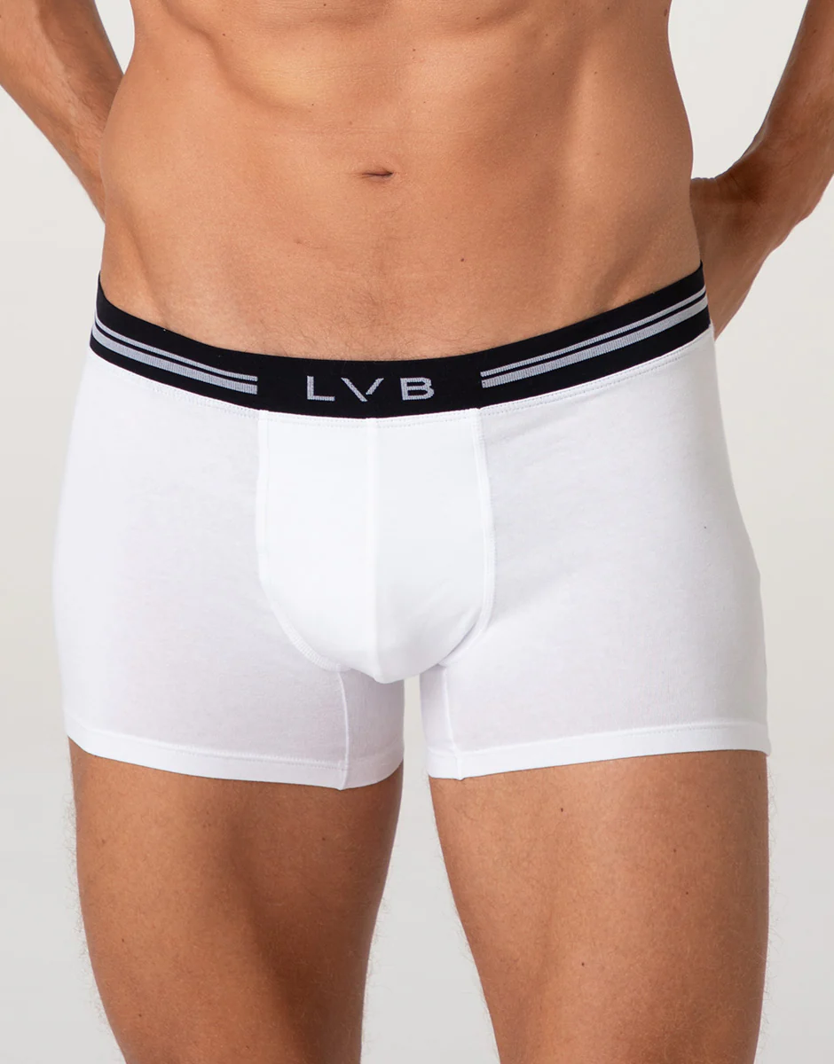 Boxer Comfort 360 Stretch Cotton, bianco