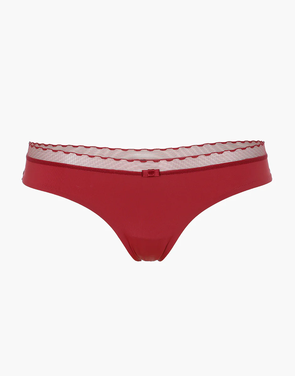 Brasiliano My Daily Comfort in microfibra, rosso lampone - Image 5