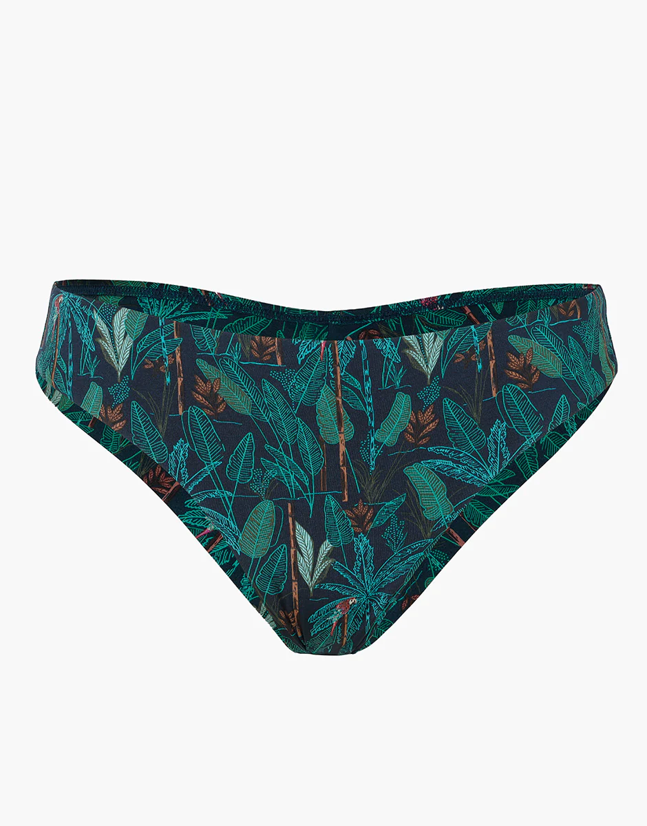 Costume Brasiliano Contemporary Printed Micro, stampa foresta tropicale - Image 5