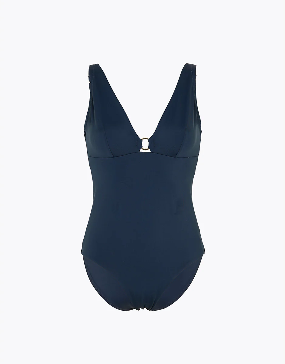 Costume Intero senza Ferretto Rephined Shaping Micro, blu notte - Image 4