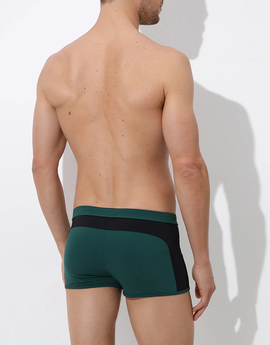 Costume Parigamba Sporty RCS Indemagliabile, verde scuro e nero - Image 3