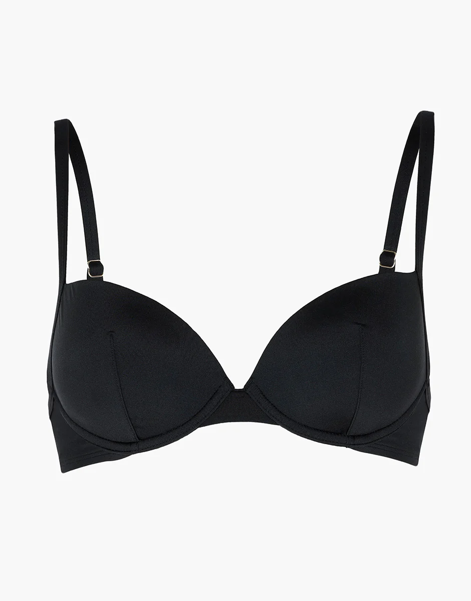 Costume Reggiseno con Ferretto Imbottito Essential Micro, nero - Image 5