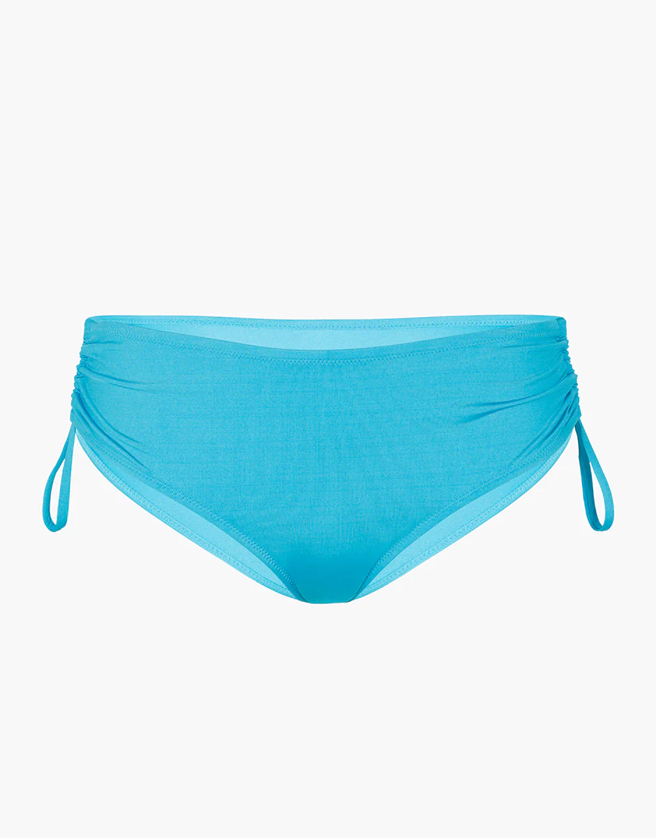 Costume Slip Alto con Coulisse Essential Micro, turchese - Image 5
