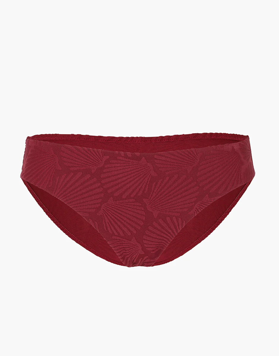 Costume Slip Midi Embellished Jacquard, rosso tibetano - Image 5
