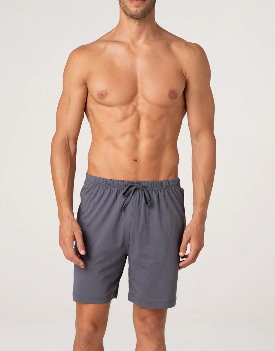 Pantaloncino in Jersey di cotone, grigio scuro