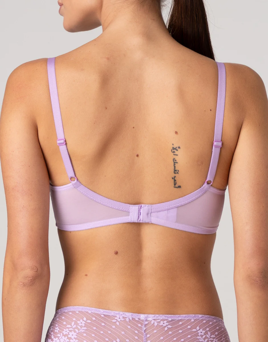 Reggiseno Balconcino con Ferretto Spring Lace in pizzo, lavanda - Image 2