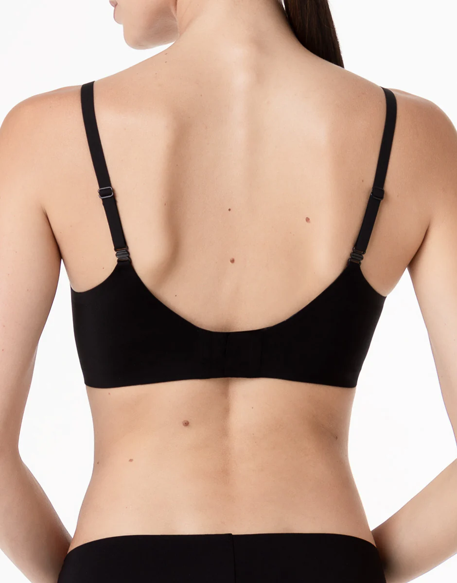 Reggiseno Brassiere Senza Ferretto Invisible Fusion in microfibra, nero - Image 3