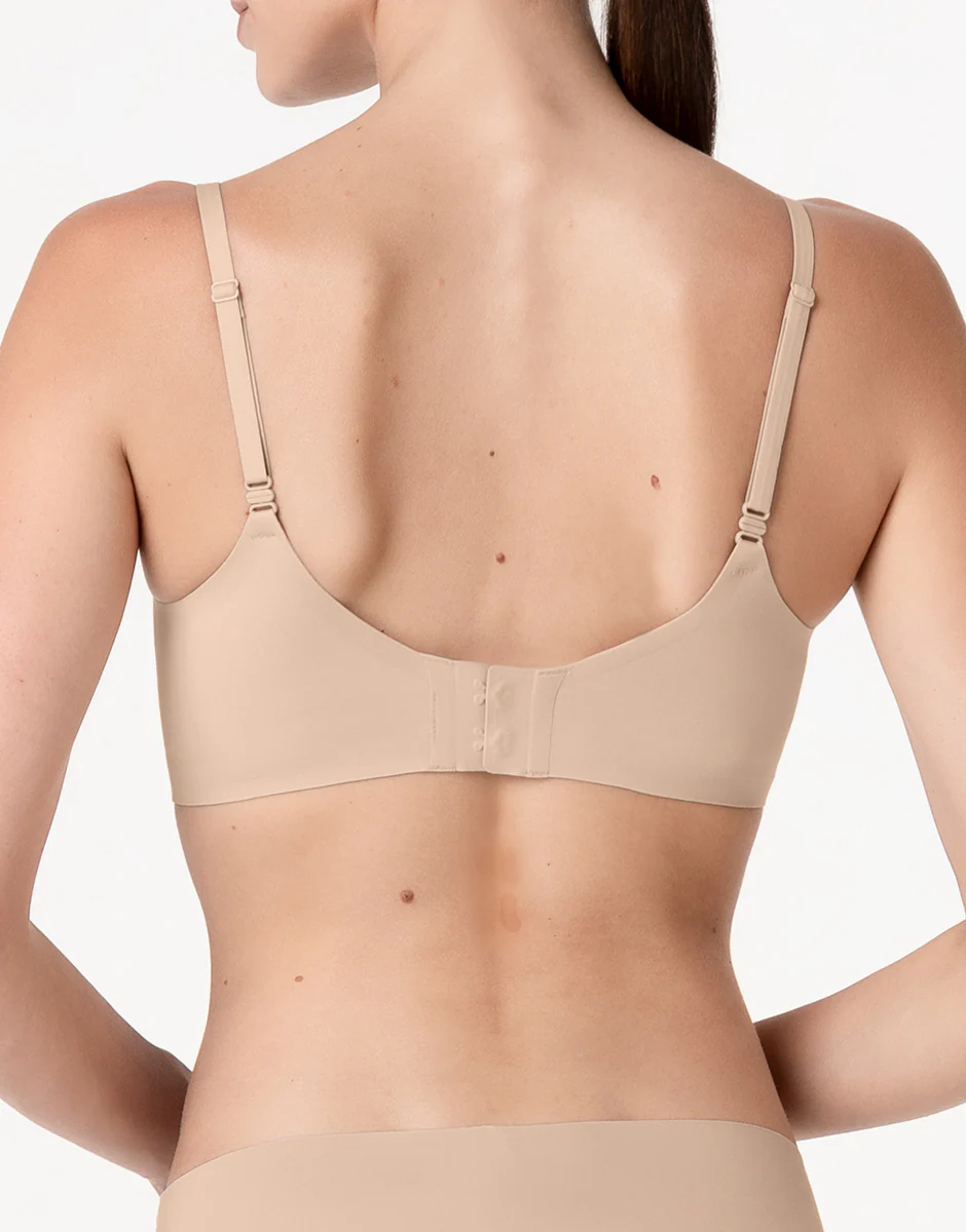 Reggiseno Brassiere Senza Ferretto Invisible Fusion in microfibra, nudo chiaro - Image 3