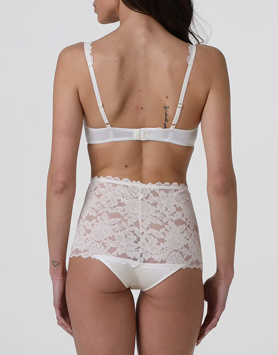 Reggiseno con ferretto Beautiful Lace in pizzo, bianco latte - Image 5