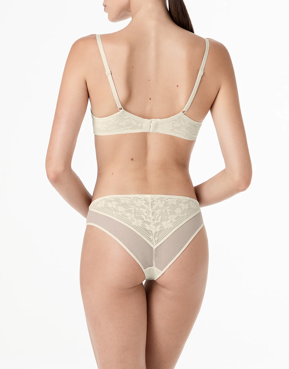 Reggiseno con Ferretto Blossom Lace in pizzo, avorio - Image 4