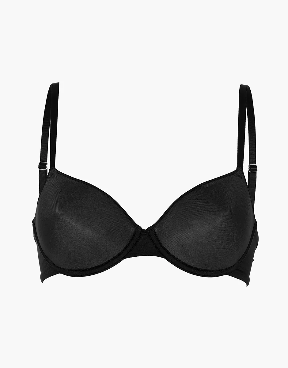 Reggiseno con Ferretto Coppa Spacer Invisible Breeze in microfibra, nero - Image 6