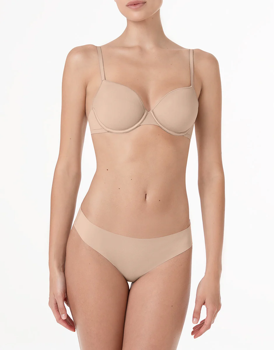 Reggiseno con Ferretto Coppa Spacer Invisible Breeze in microfibra, nudo chiaro - Image 3