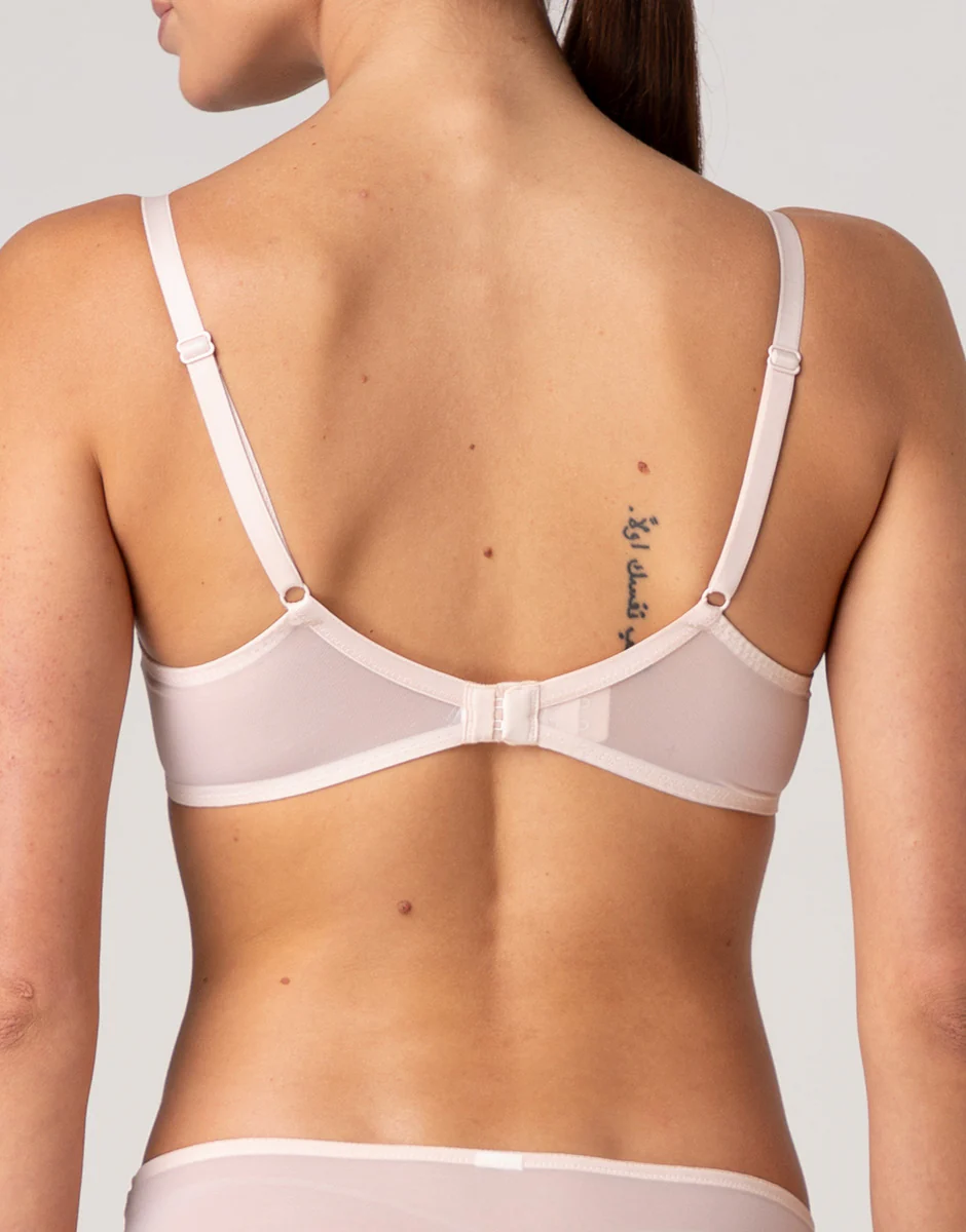 Reggiseno con Ferretto Daily Lace in pizzo, rosa cipria - Image 2