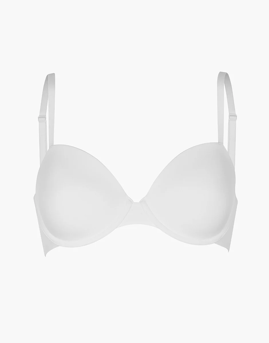 Reggiseno con Ferretto Invisible Essence in microfibra, bianco - Image 6
