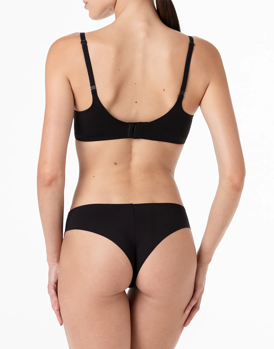 Reggiseno con Ferretto Invisible Essence in microfibra, nero - Image 4
