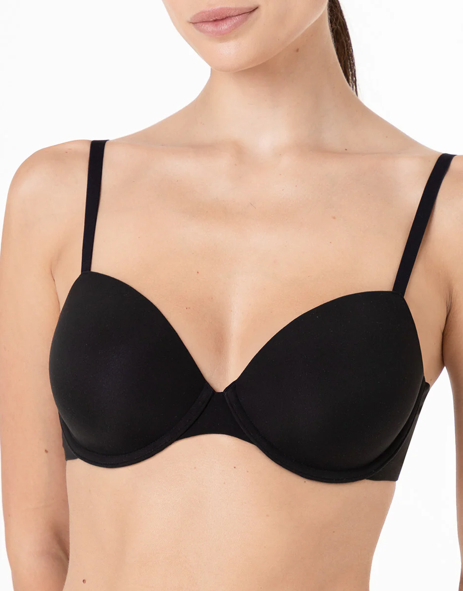 Reggiseno con Ferretto Invisible Essence in microfibra, nero - Image 5