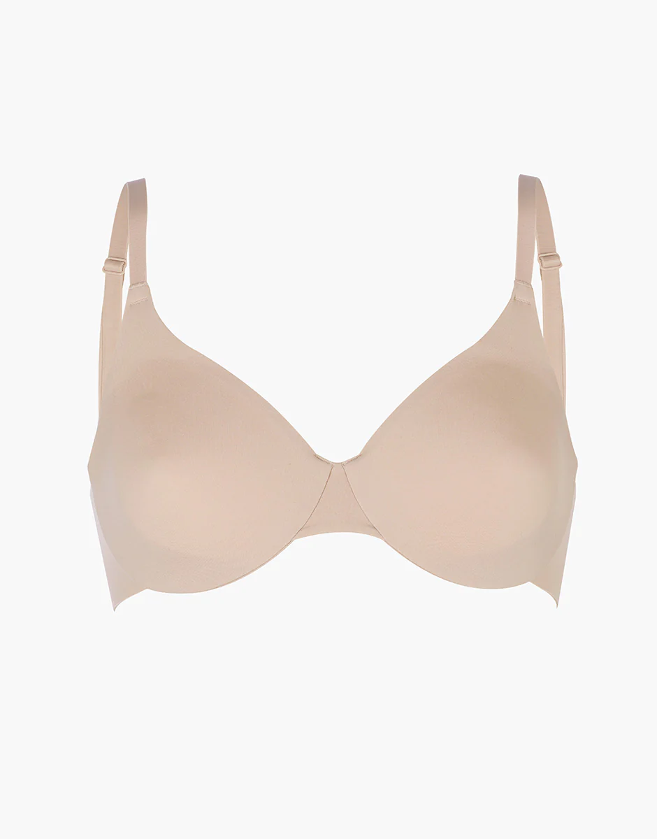 Reggiseno con Ferretto Senza Imbottitura Invisible Essence in microfibra, nudo chiaro - Image 6
