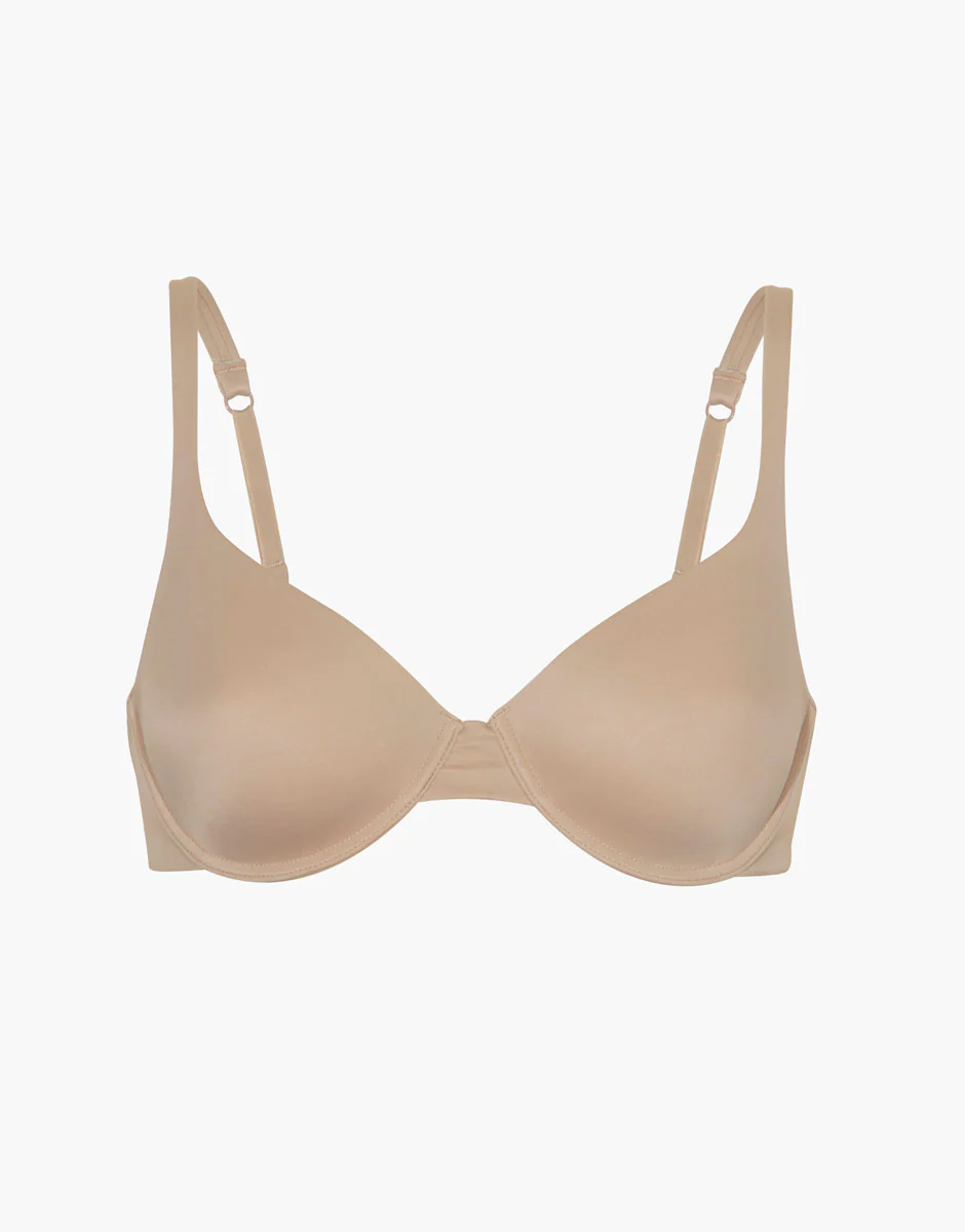 Reggiseno ferretto leggermente imbottito Invisible Lift in microfibra, skin - Image 6