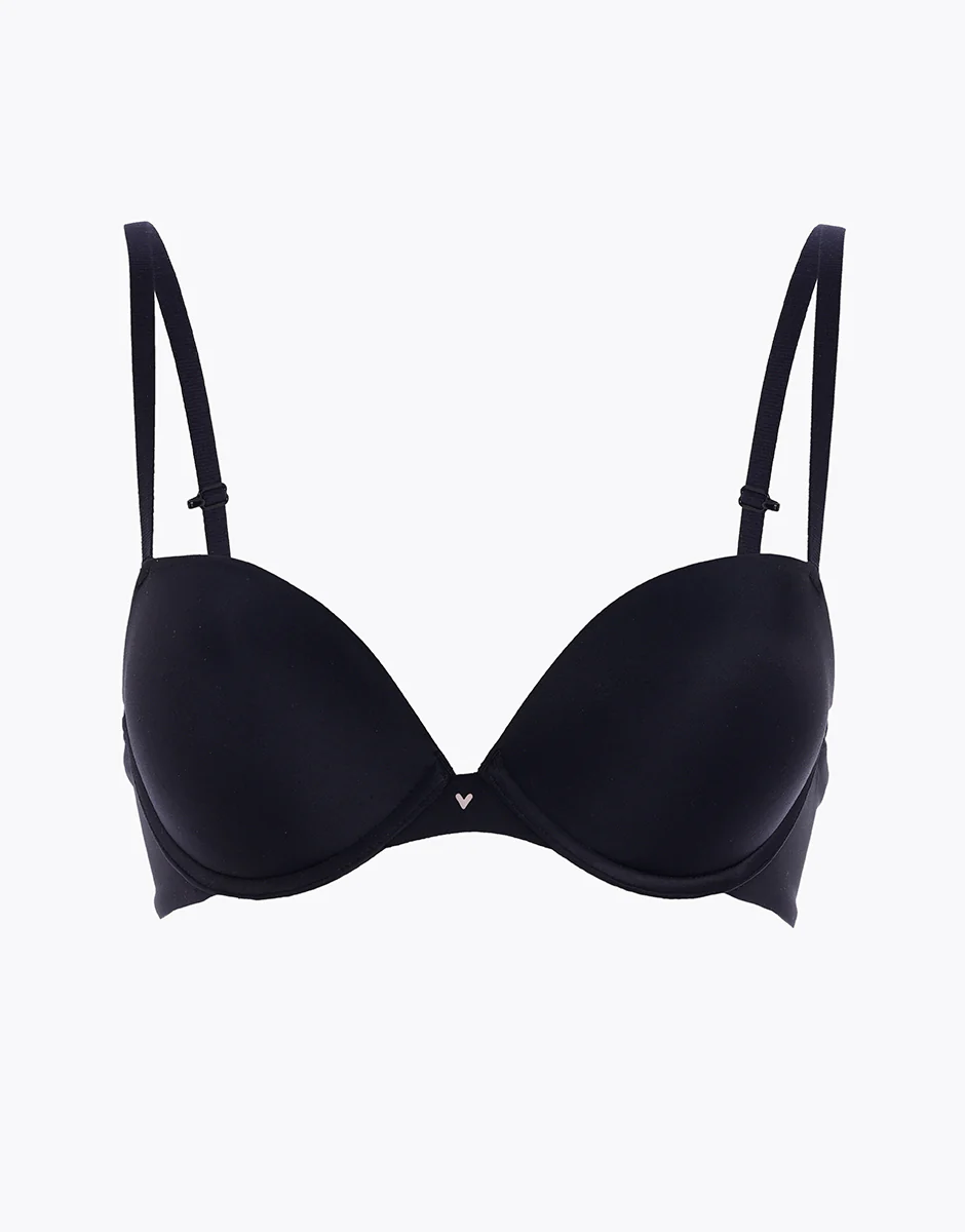Reggiseno Push-Up con ferretto Invisible Secret in microfibra, nero - Image 6