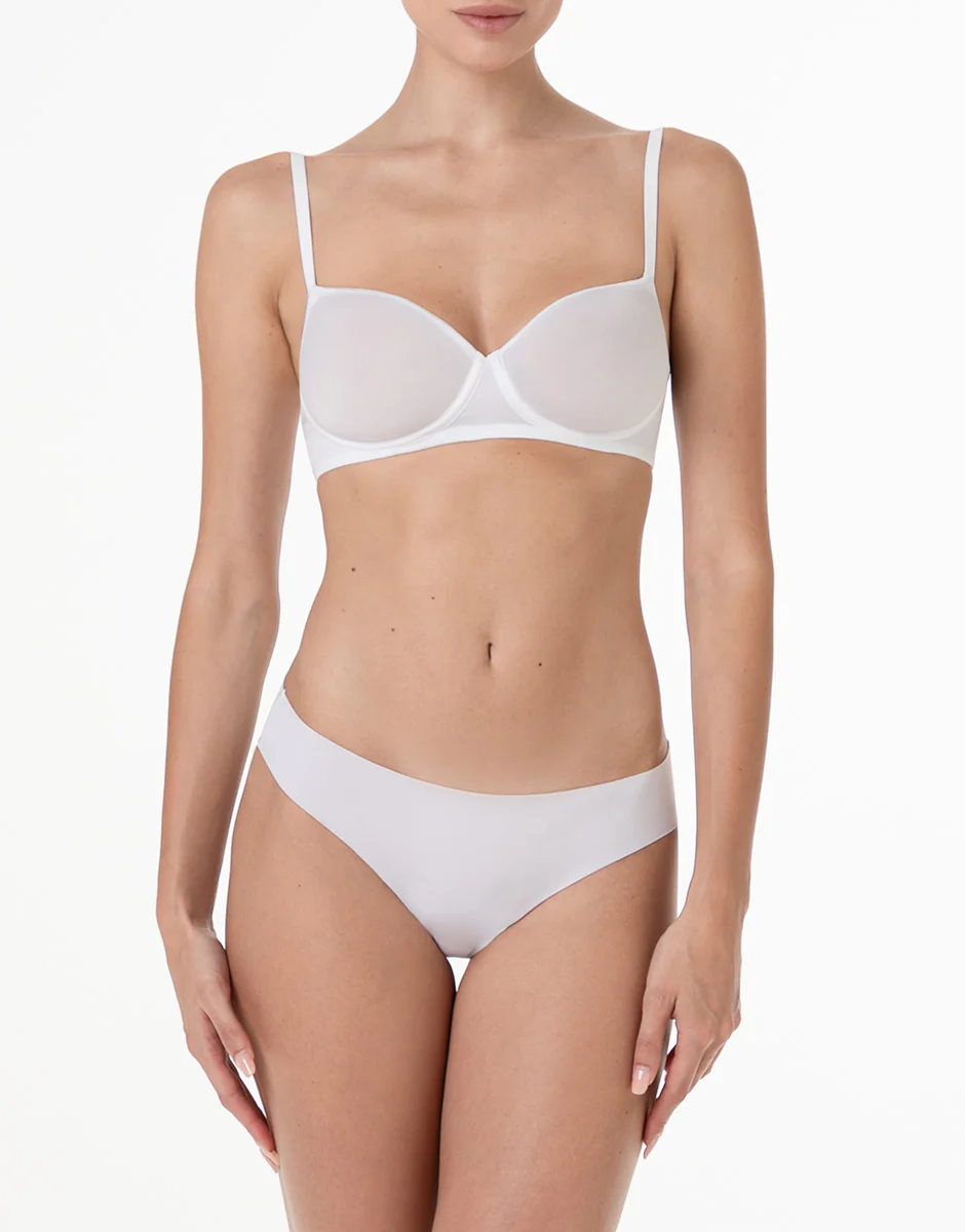 Reggiseno Senza Ferretto Coppa Spacer Invisible Breeze in microfibra, bianco - Image 5