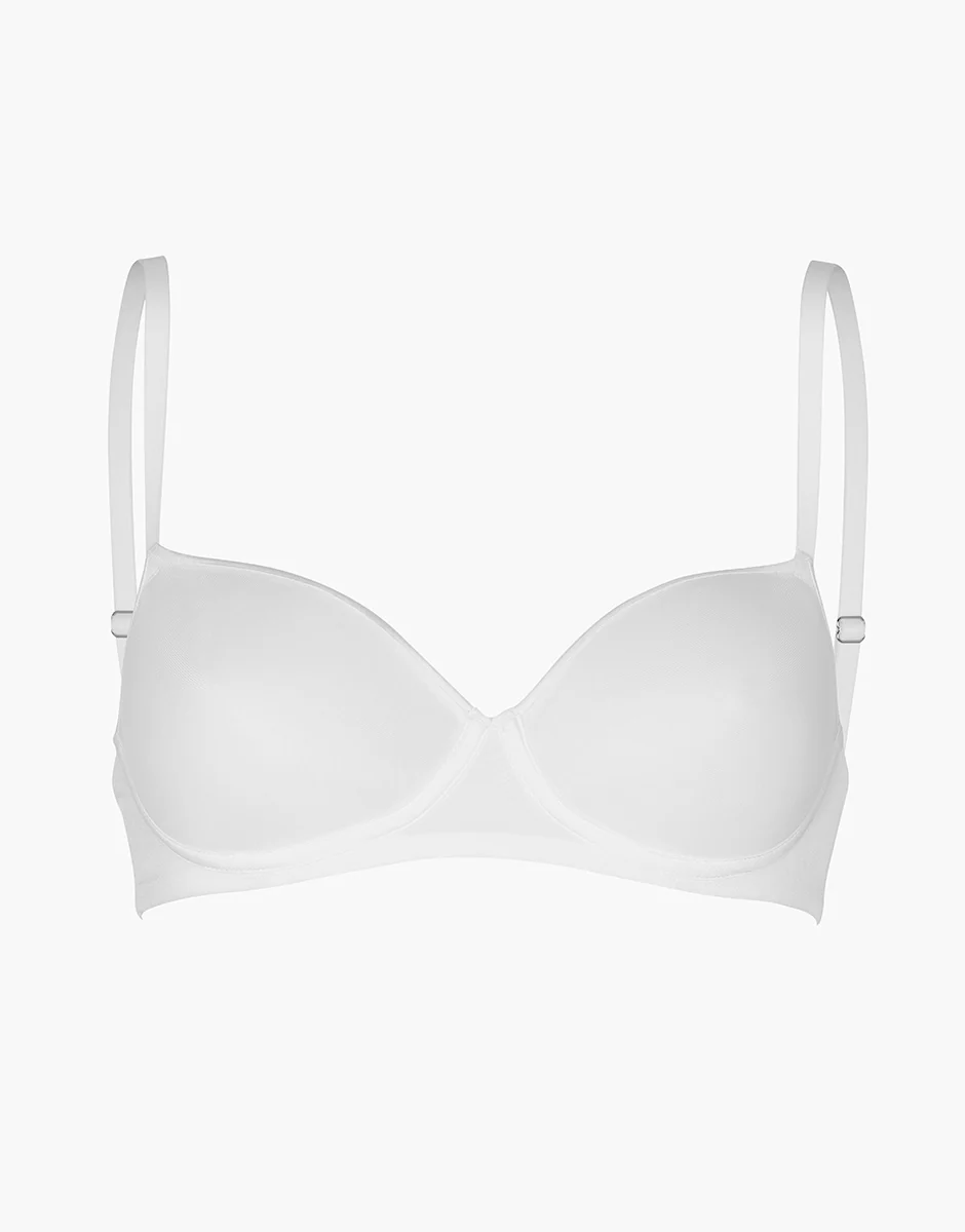 Reggiseno Senza Ferretto Coppa Spacer Invisible Breeze in microfibra, bianco - Image 6