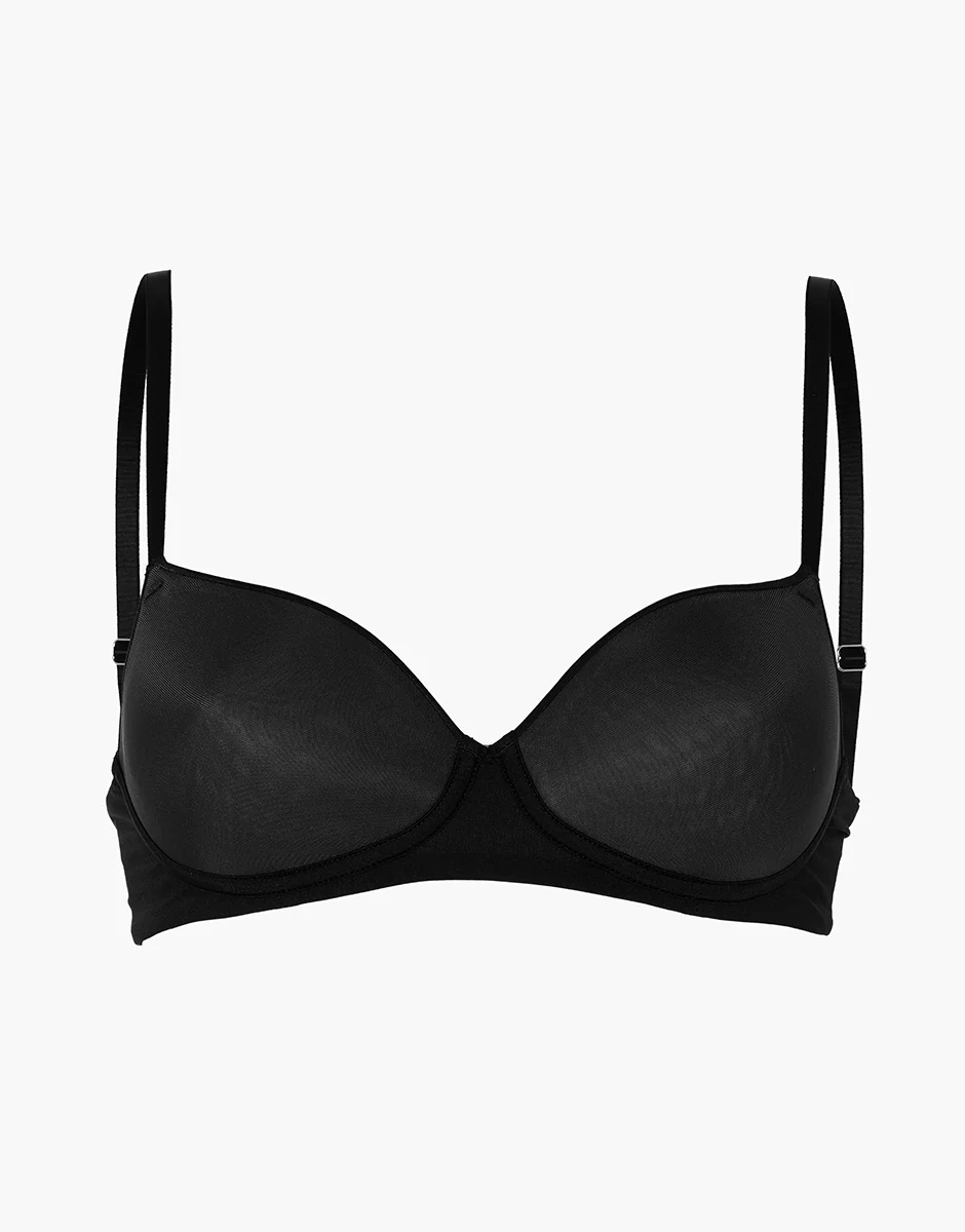 Reggiseno Senza Ferretto Coppa Spacer Invisible Breeze in microfibra, nero - Image 6