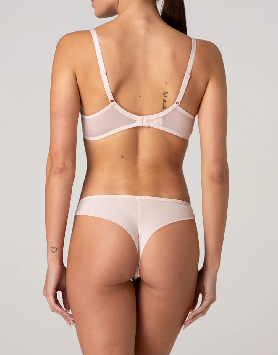 Reggiseno senza Ferretto Daily Lace in pizzo, rosa cipria - Image 5