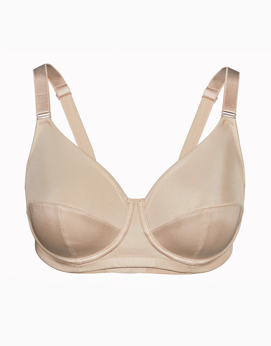 Reggiseno senza ferretto e senza imbottitura Shaping in microfibra tecnica, skin - Image 6