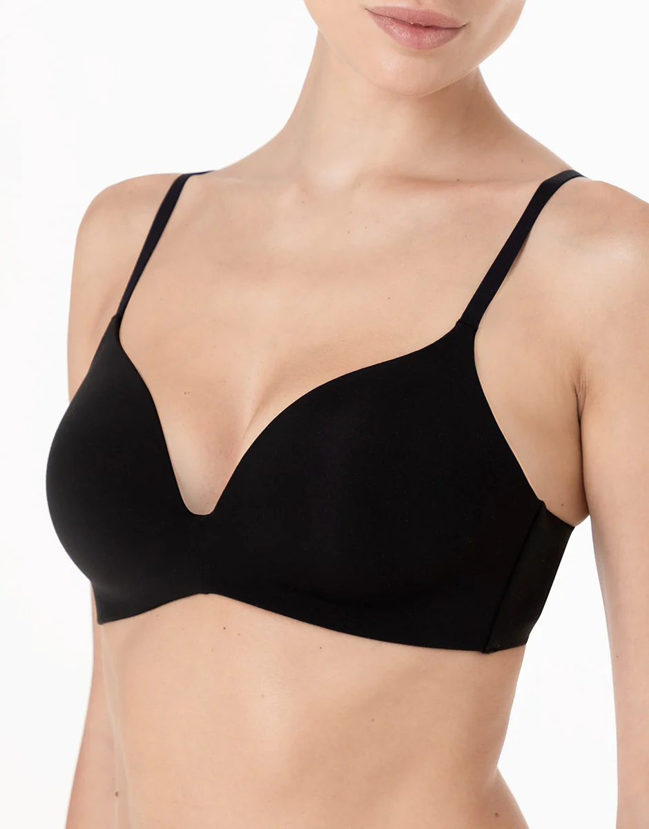 Reggiseno senza Ferretto Invisible Essence in microfibra, nero - Image 5