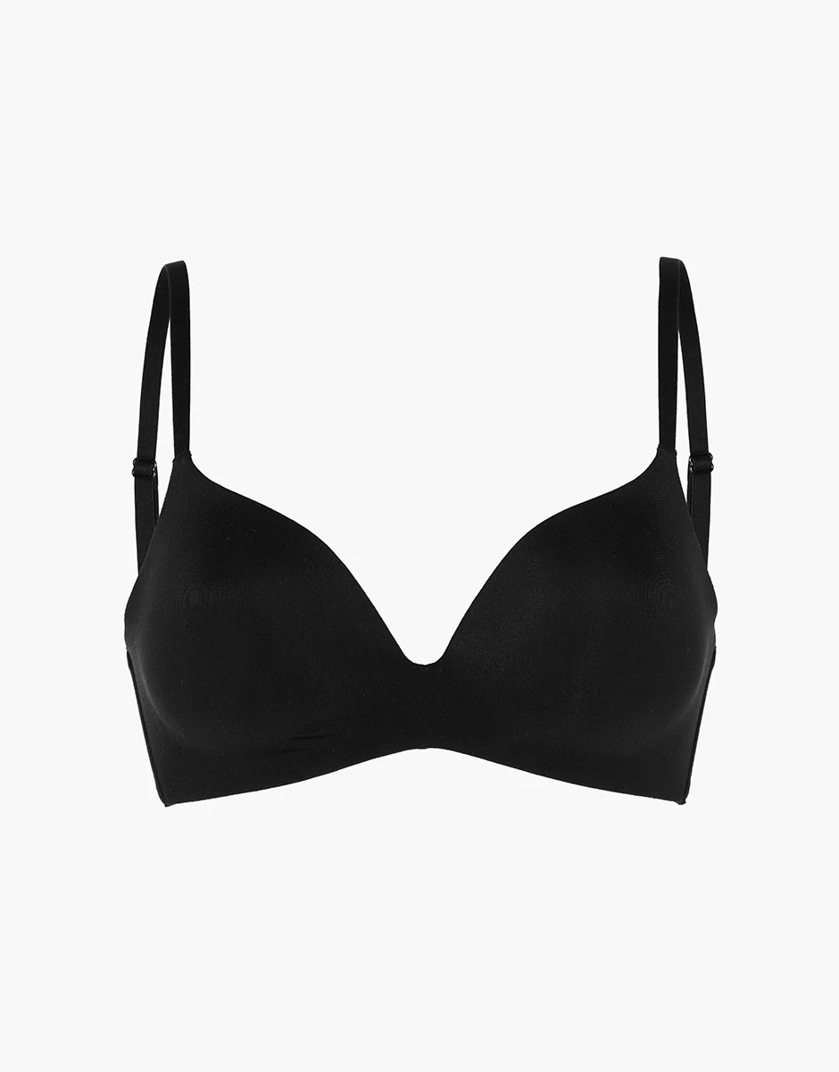 Reggiseno senza Ferretto Invisible Essence in microfibra, nero - Image 6