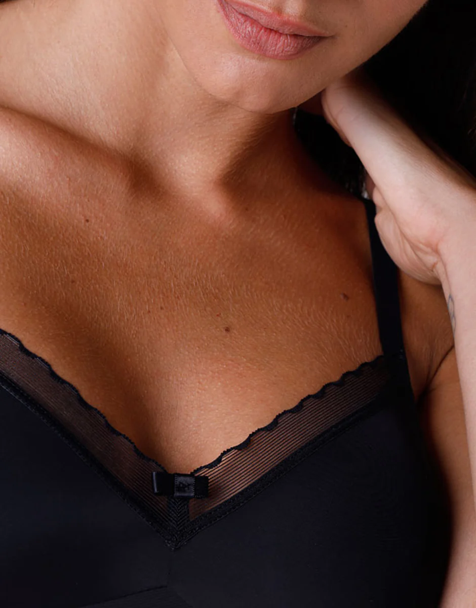 Reggiseno senza Ferretto My Daily Comfort in microfibra, nero - Image 6