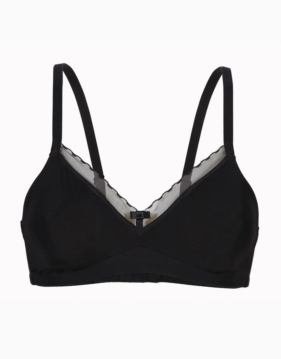 Reggiseno senza Ferretto My Daily Comfort in microfibra, nero - Image 7