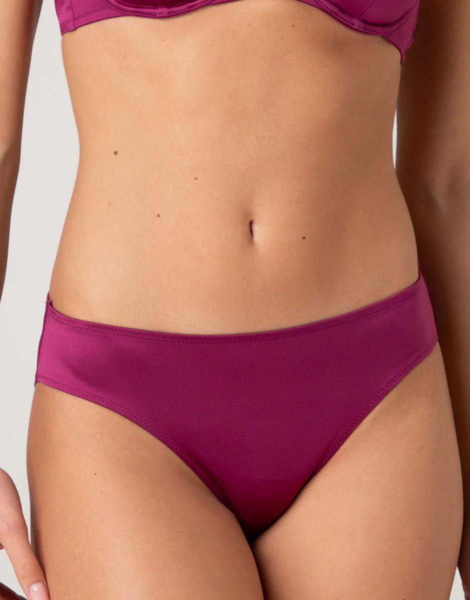 Slip Chic Micro in microfibra, lampone viola