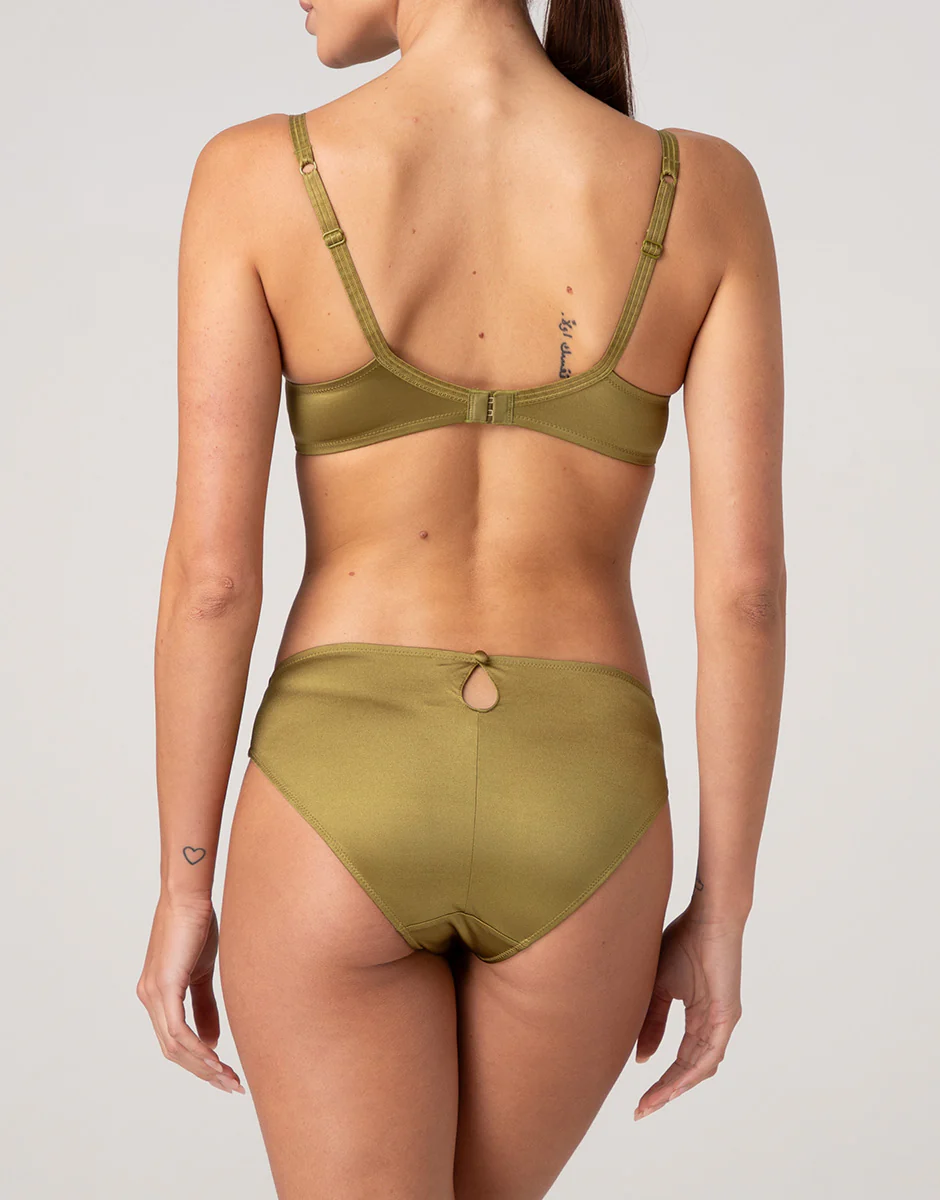 Slip Chic Micro in microfibra, verde cardamomo - Image 4
