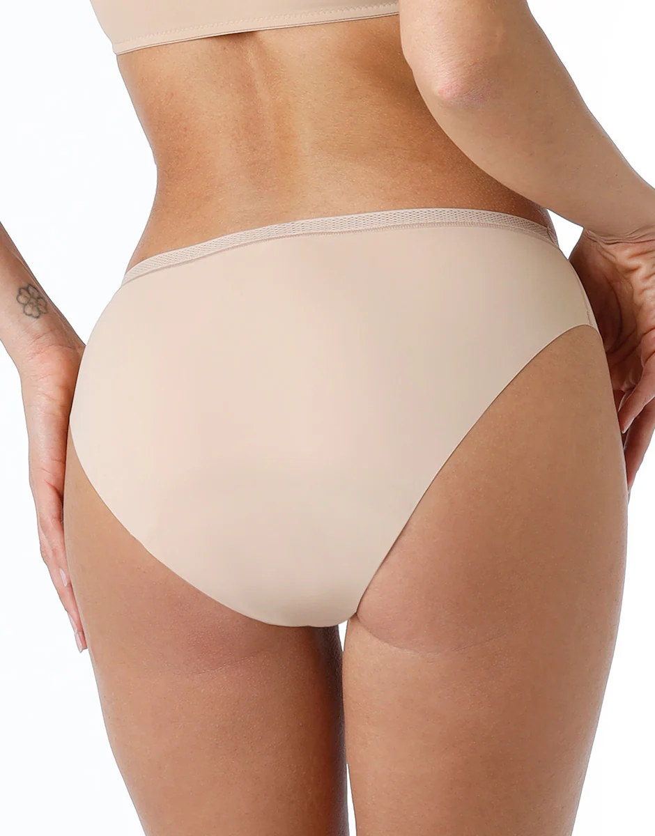 Slip da ciclo lavabile in microfibra con finiture invisibili per flusso medio, skin - Image 2