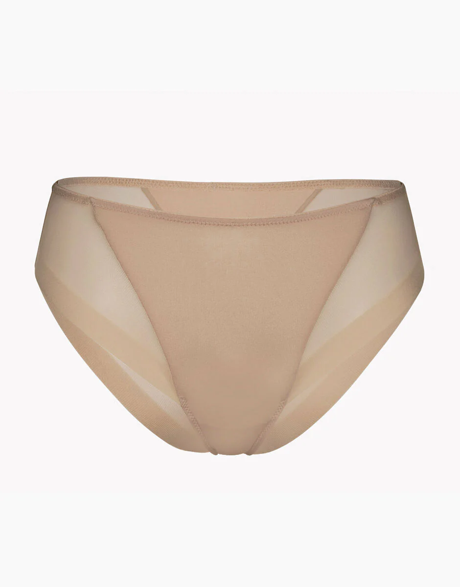 Slip midi sgambato Invisible Ultralight skin in microfibra e tulle. Massima invisibilità - Image 6