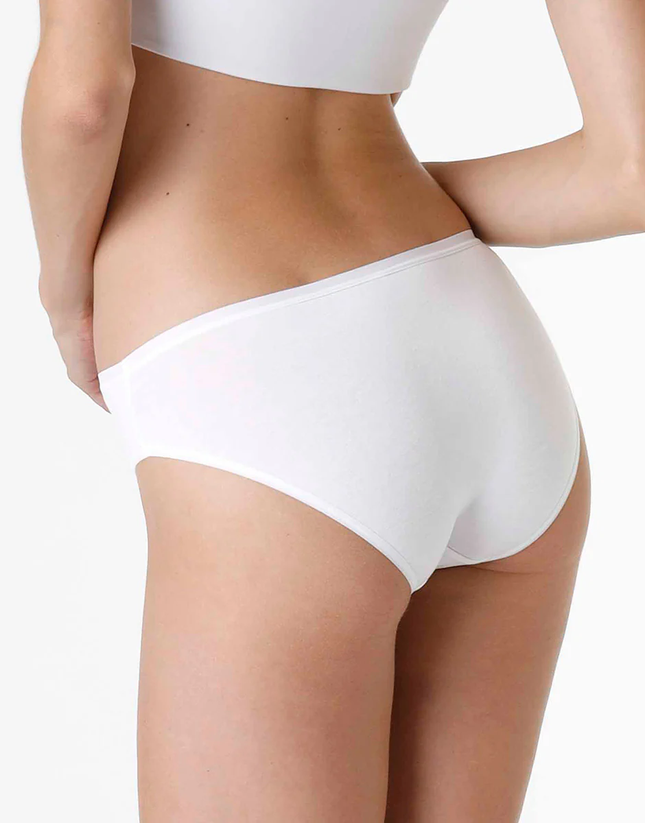 Slip mini lovely in cotone modal, bianco - Image 3