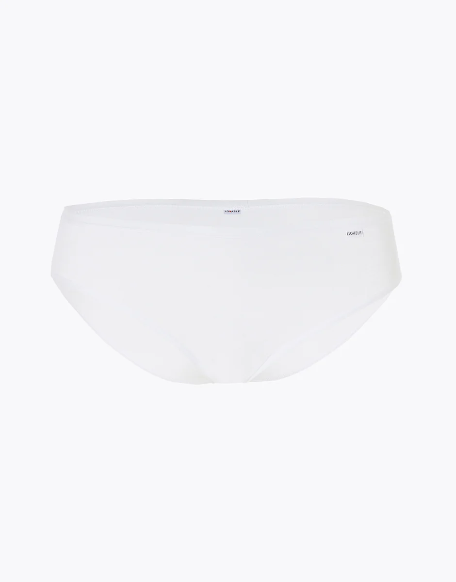 Slip mini lovely in cotone modal, bianco - Image 4