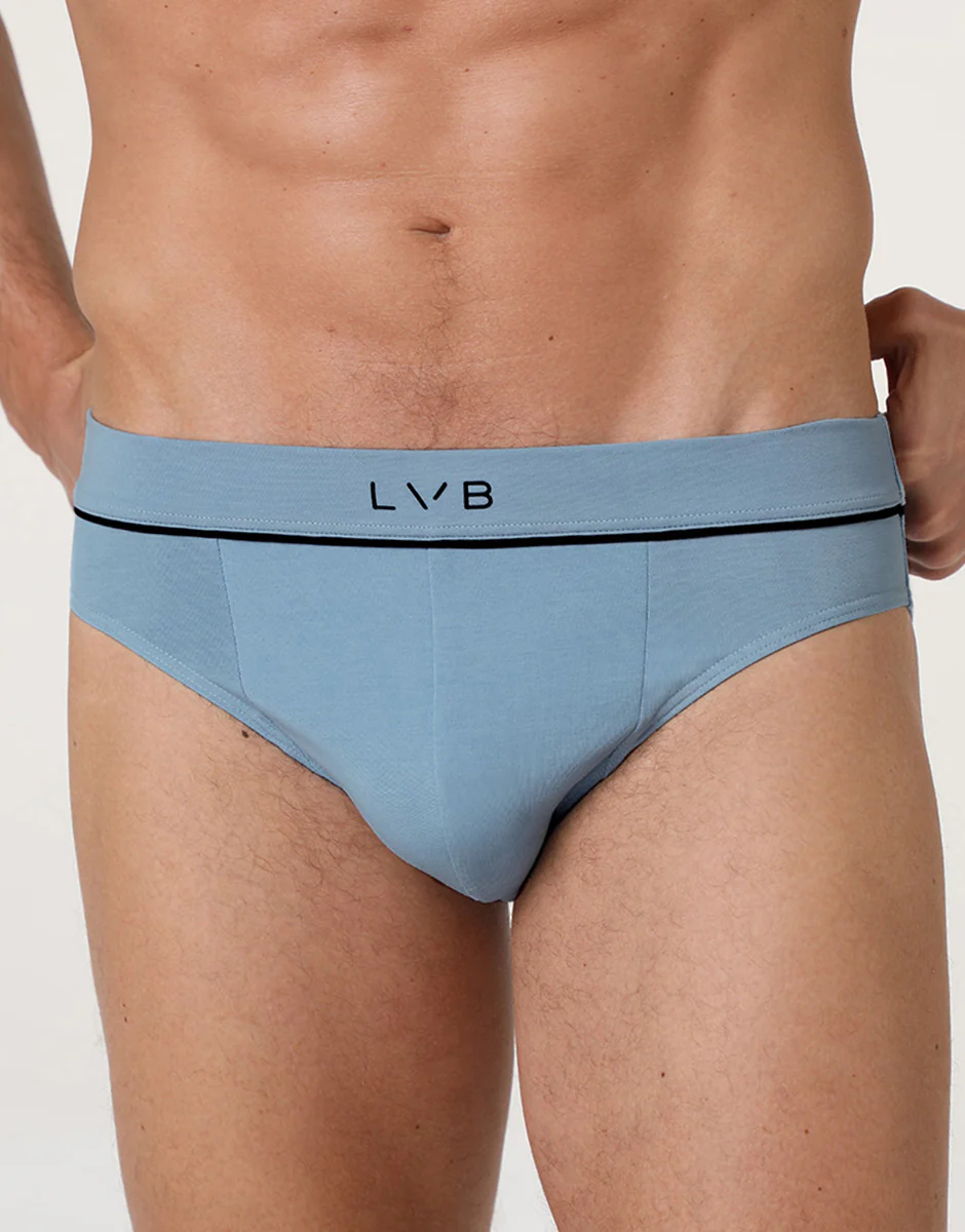 Slip Modern Cotton Modal, azzurro polvere - Image 3