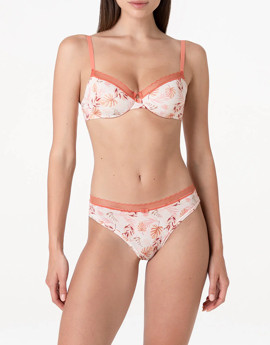 Slip My Daily Comfort Printed in microfibra, rosa polvere stampato - Image 3