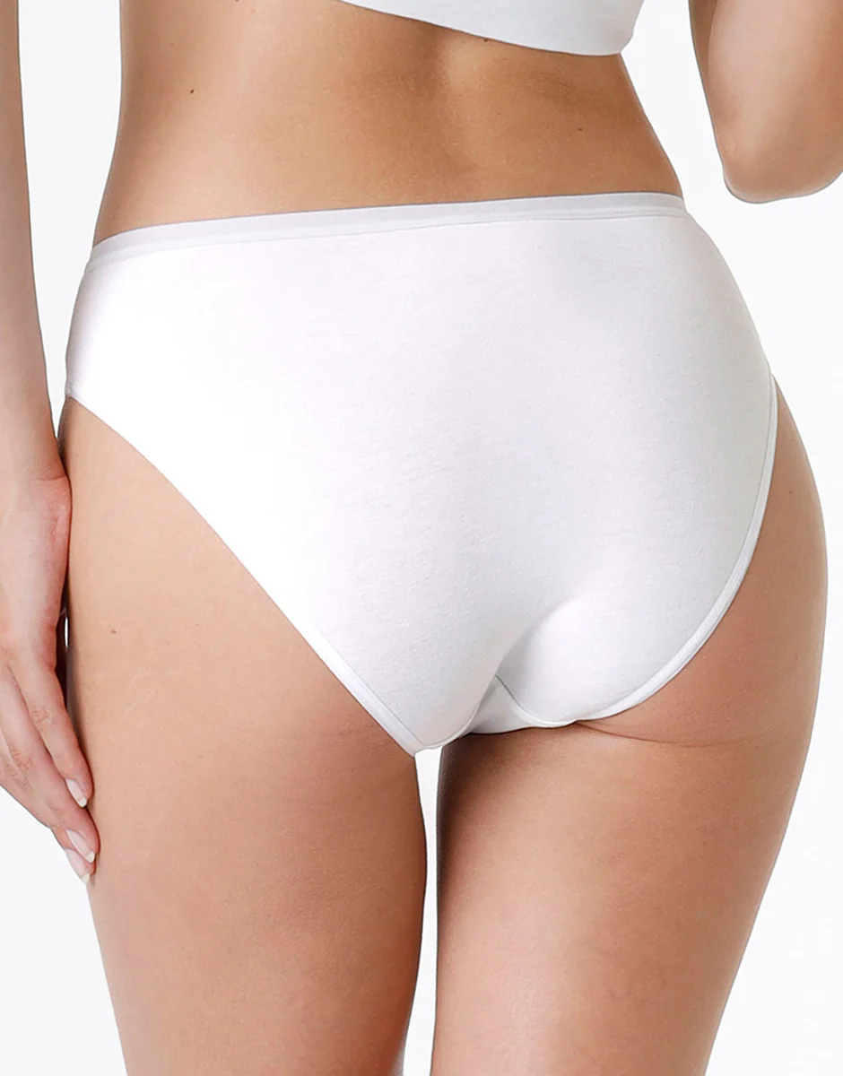 Tai lovely in cotone modal, bianco - Image 3